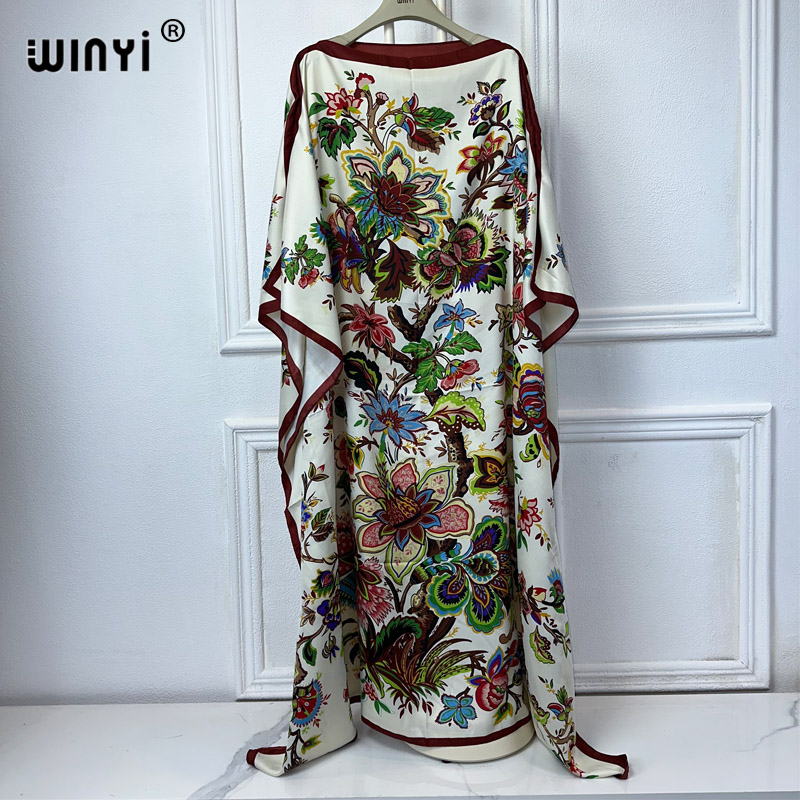 Quality Summer Clothing For Women - WINYI-Robe maxi à imprimé bohème pour