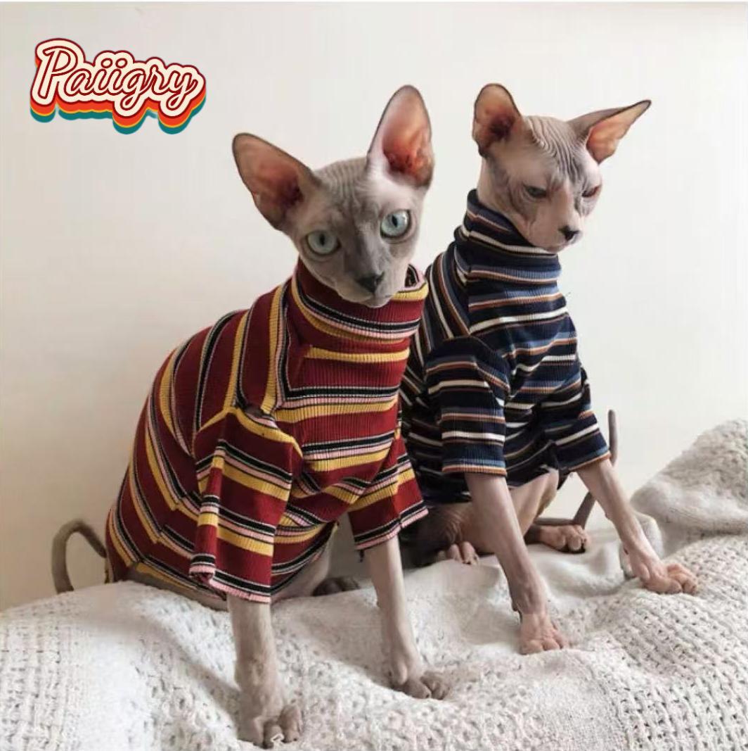 Summer Clothing Must Haves - T-shirt pour chat style rétro High