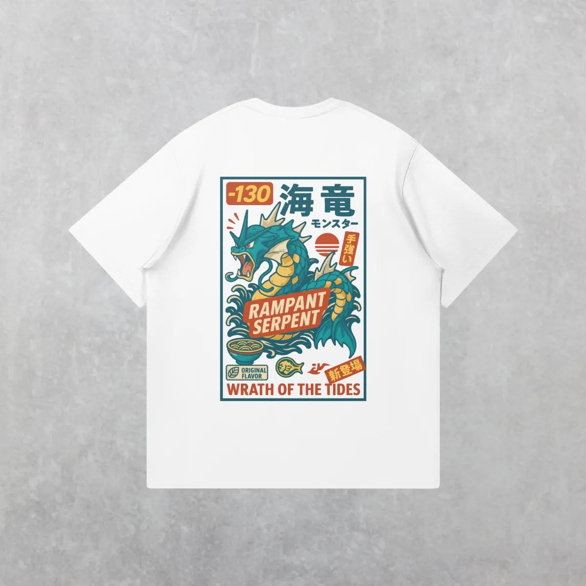 Quality Summer Clothing For Women - T-shirt Anime Pokémon Gyarados pour hommes