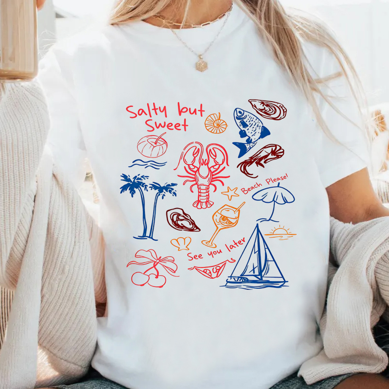 Summer Vibes Clothing Men - T-shirt Salty But Sweet pour Homme