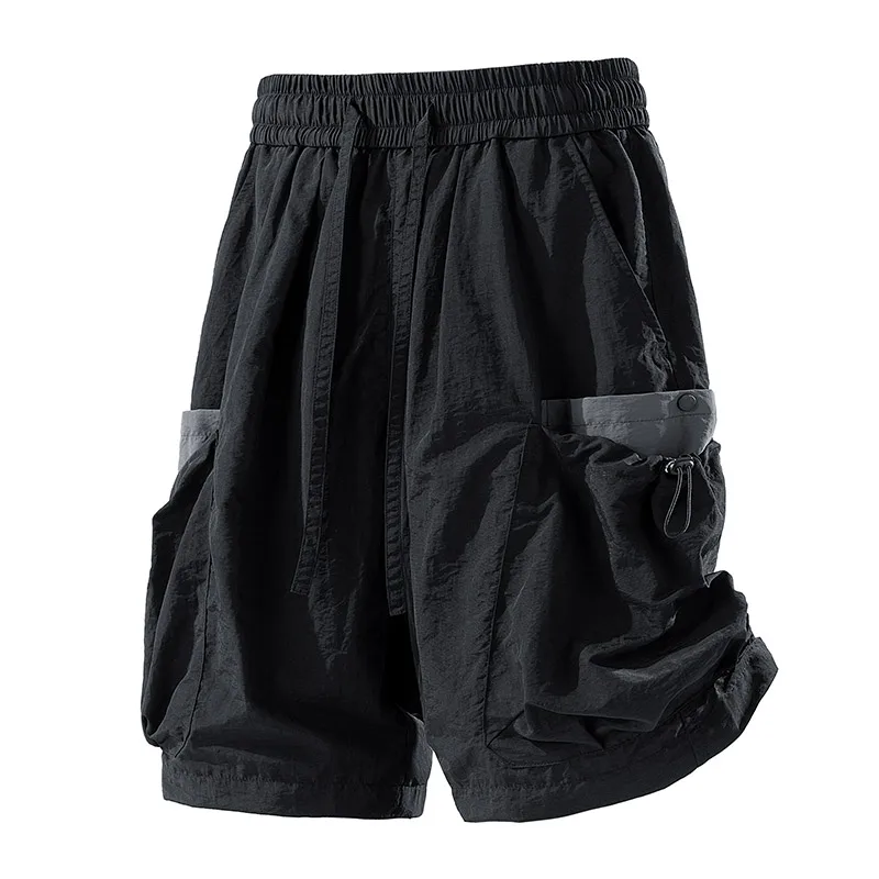 Summer Clothing Plus - Shorts amples multi-poches pour hommes, taille