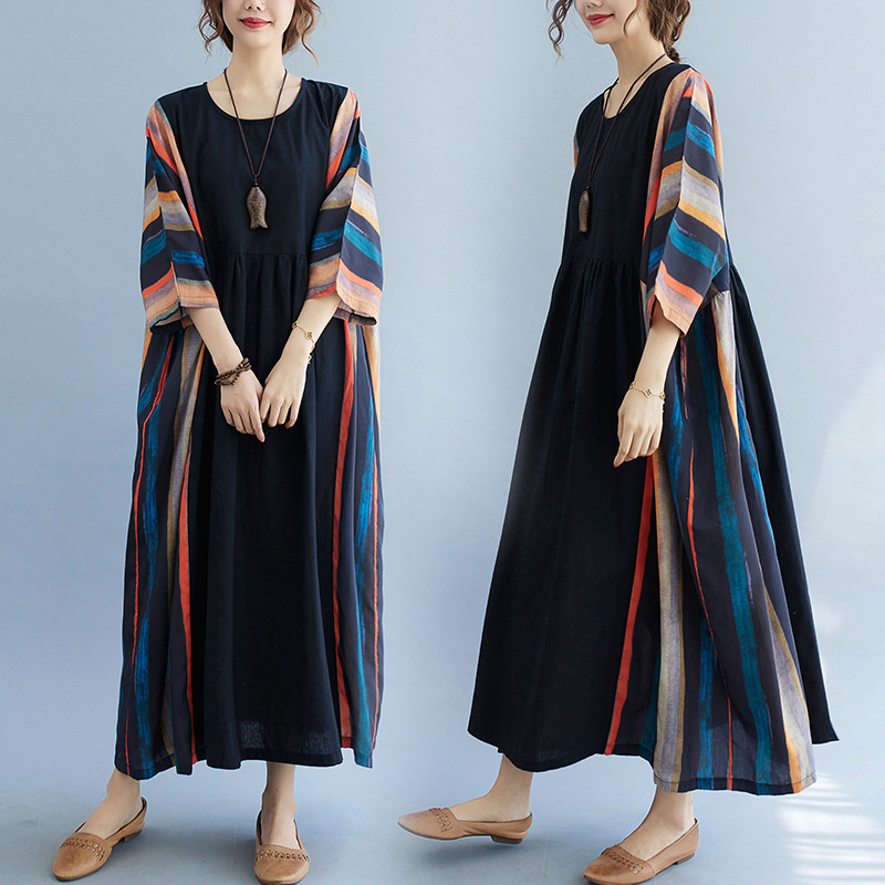 Indian Summer Vintage Clothing - Robe indienne pakistanaise femmes Style bohème
