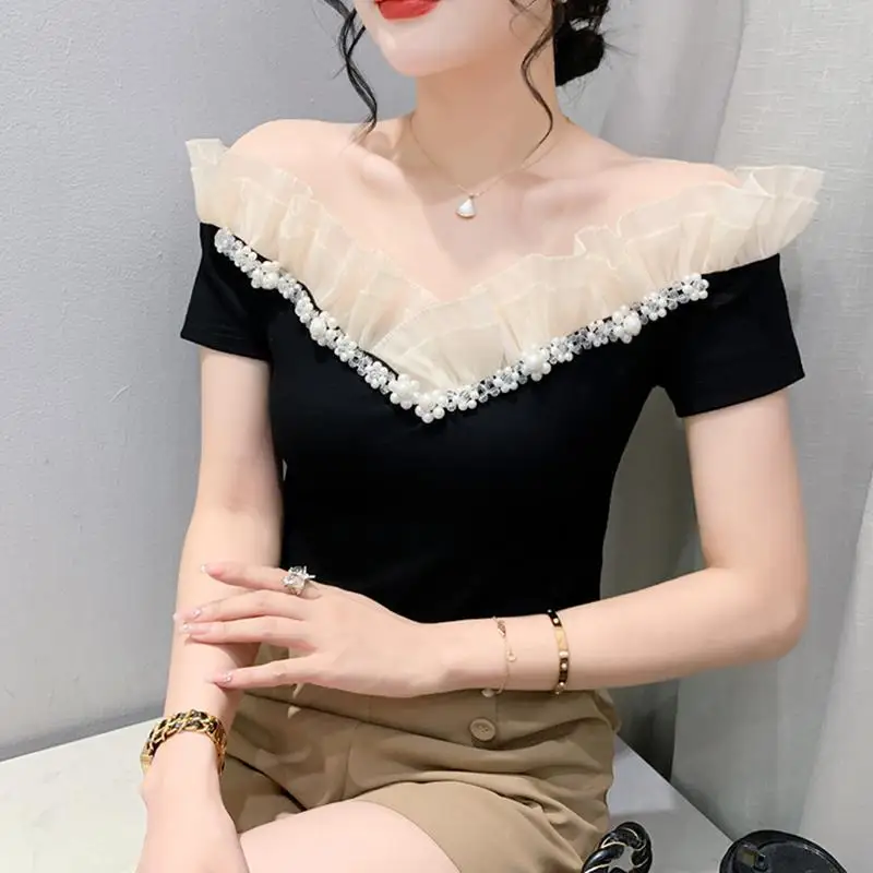 Summer Clothing Reviews - Tenue d'été pour femmes, t-shirt à