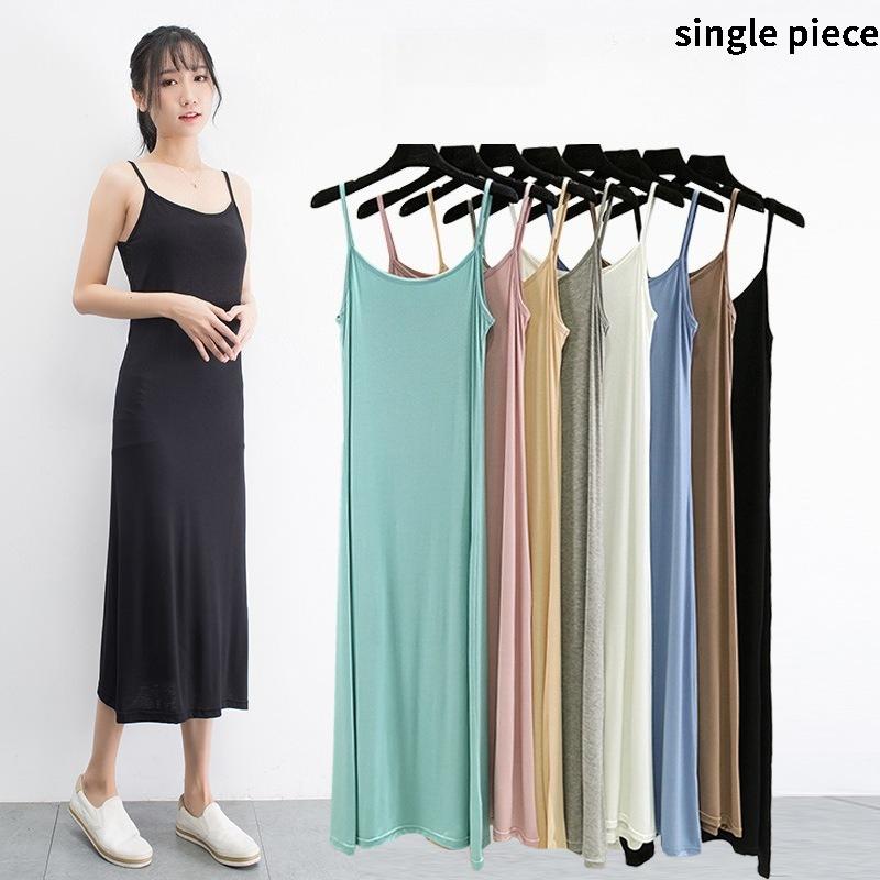 Summer Clothing Elegant - Robe Camisole Modale pour Femme, Tenue