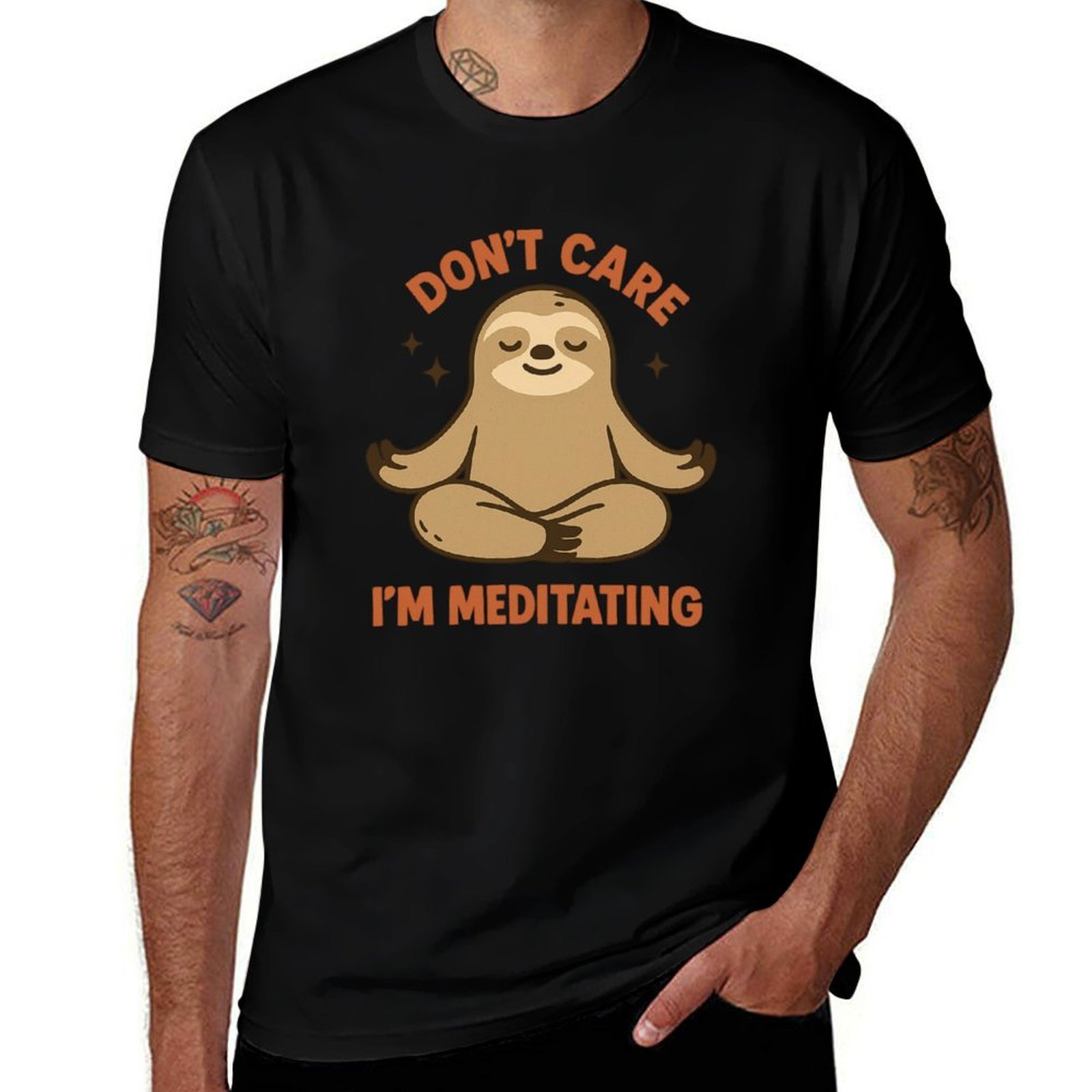 Summer Clothing Quotes - Ne meurt pas, je suis méditer,