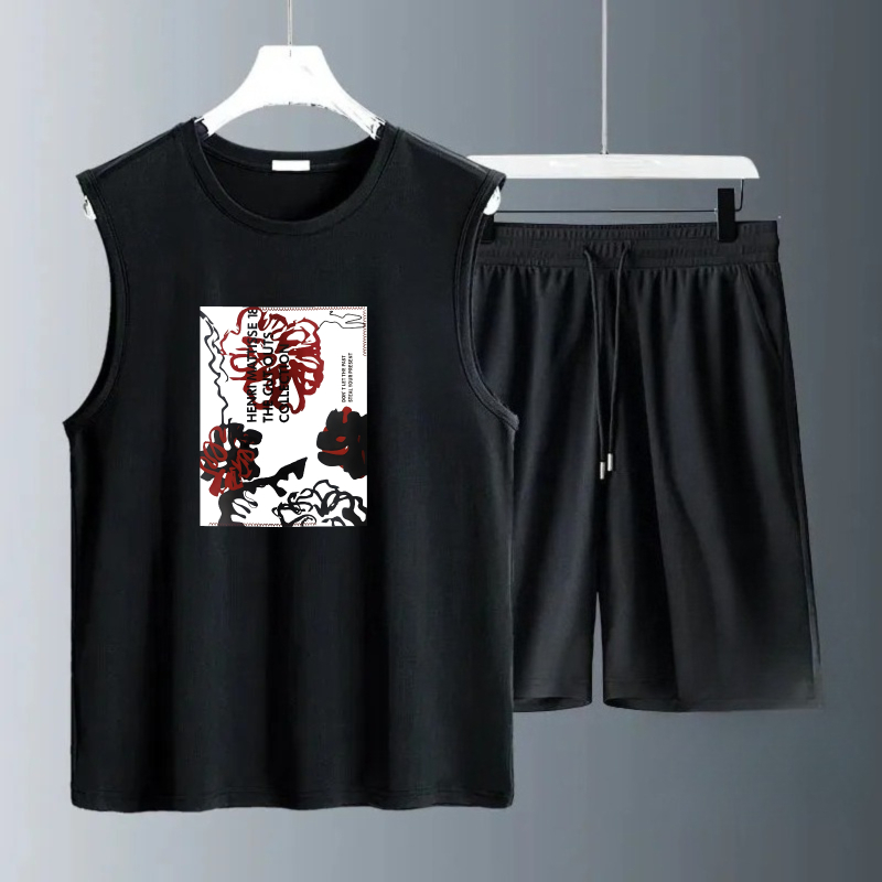 Summer Clothing Sets - Ensemble de débardeurs pour hommes Été