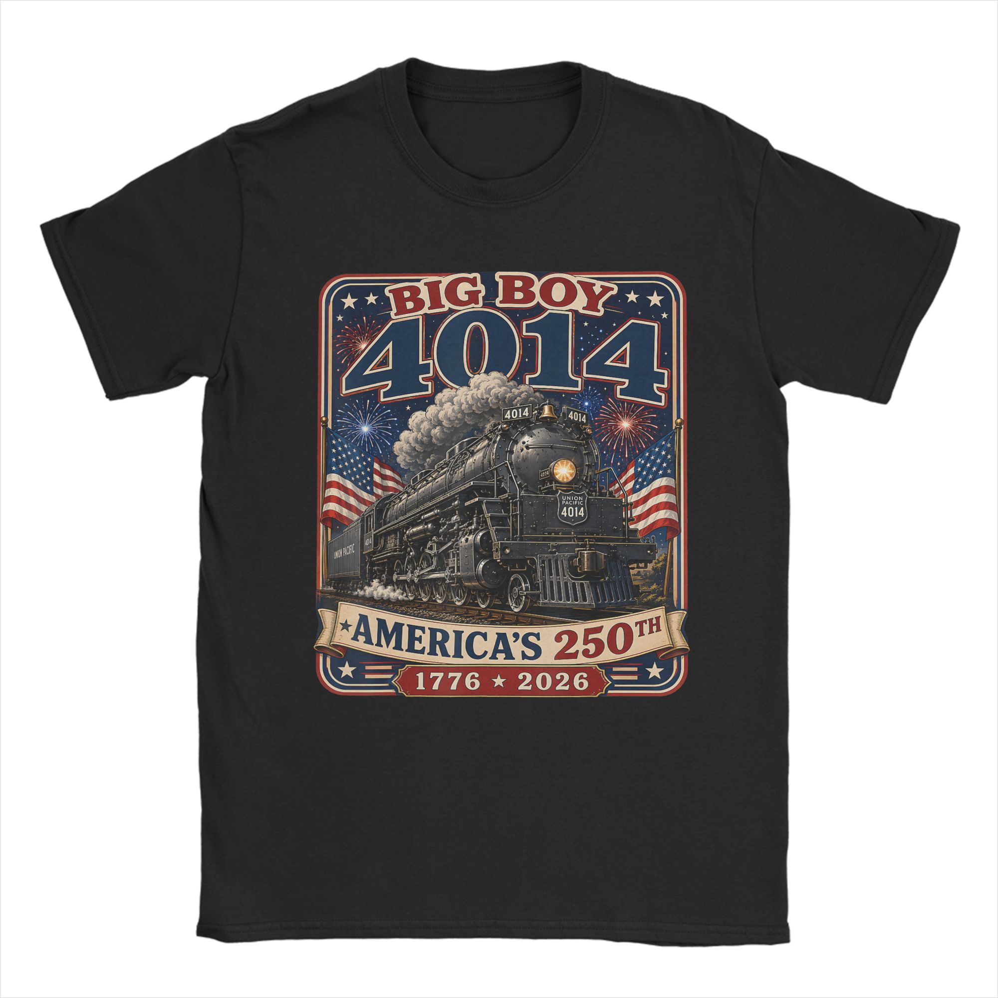 Summer Clothing Ideas For Women - T-shirt unisexe Big Boy 4014 Train