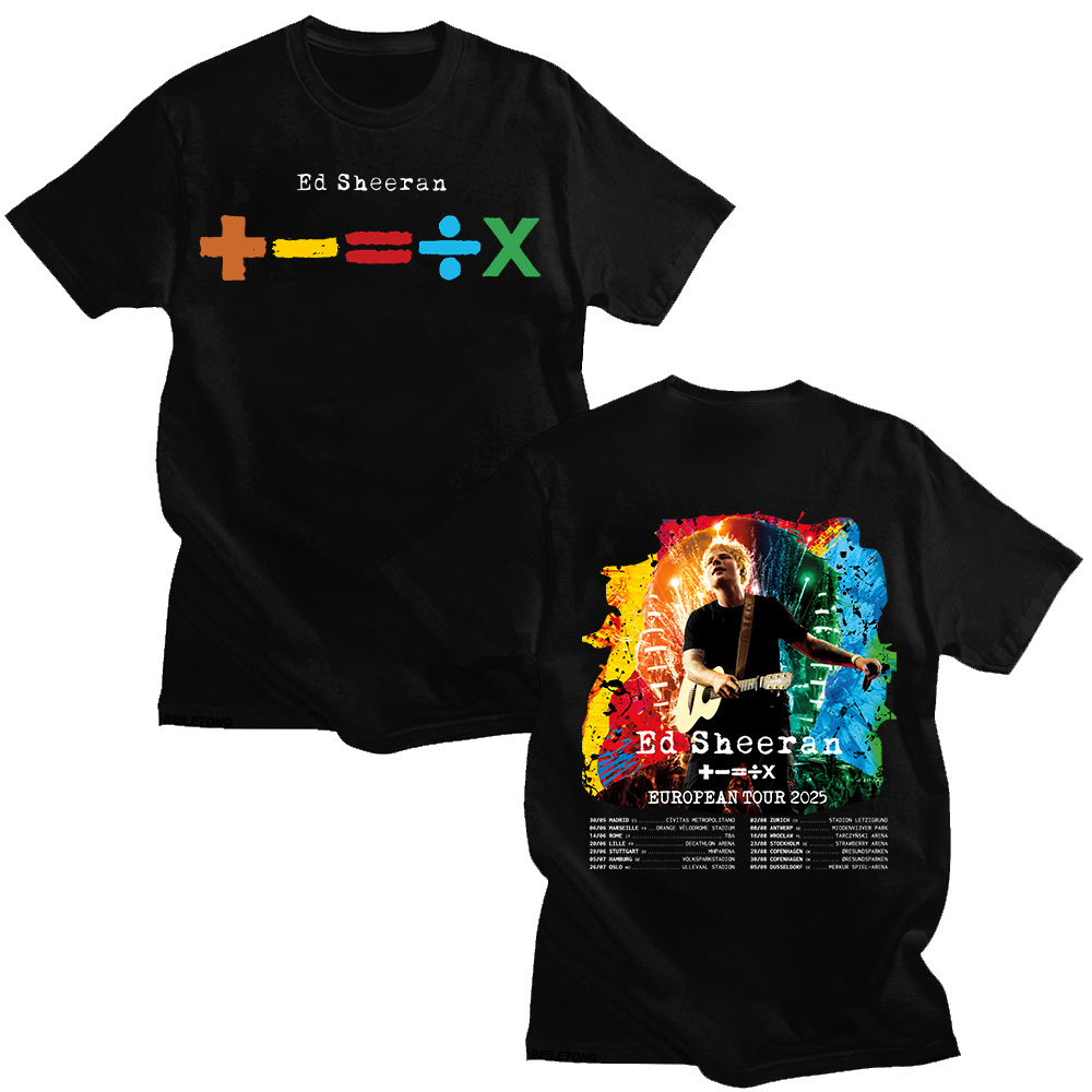 Summer Clothing Gif - Ed Sheeran Tour européen 2025 T-shirts