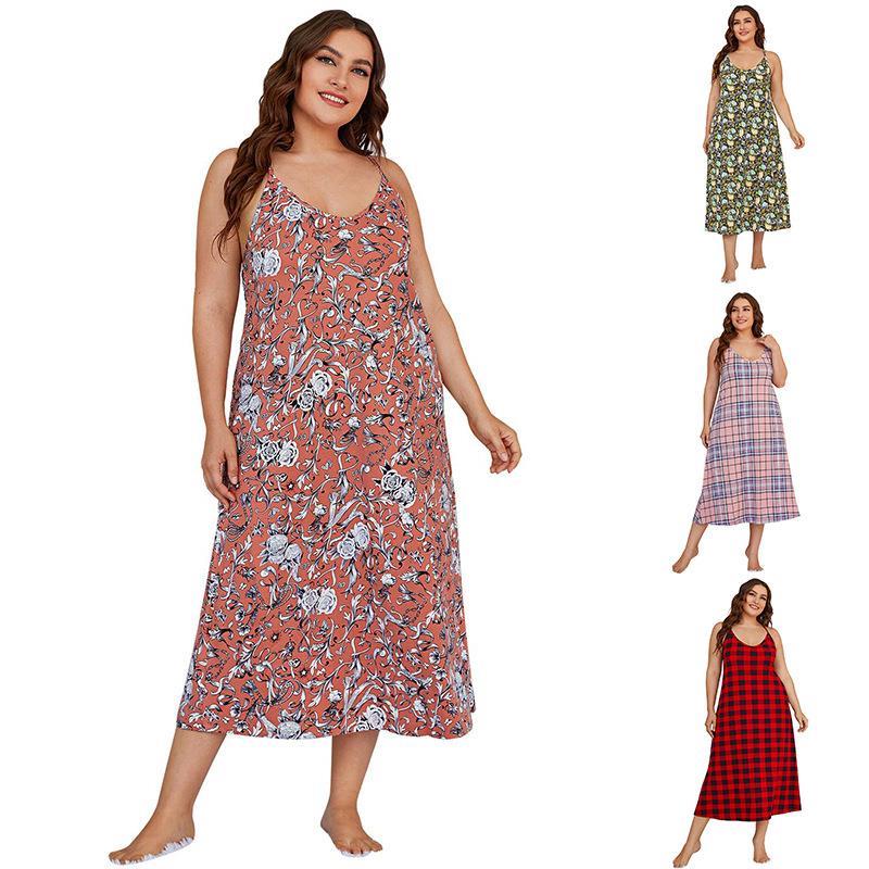 Summer Clothing Plus - Robe de nuit grande taille pour