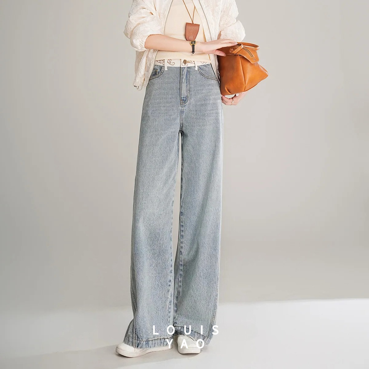 Pantalon en jean rétro LOUISYA - Summer Clothing Reviews avis et prix