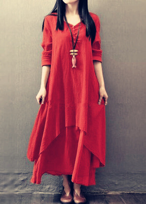 Robe Maxi à Manches sulfpour F - Indian Summer Vintage Clothing avis et prix