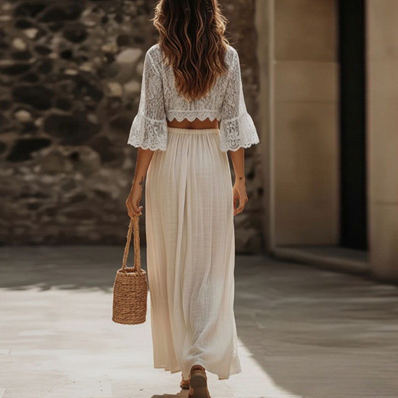 Ensemble deux pièces bohème en - Summer Clothing Vacation avis et prix