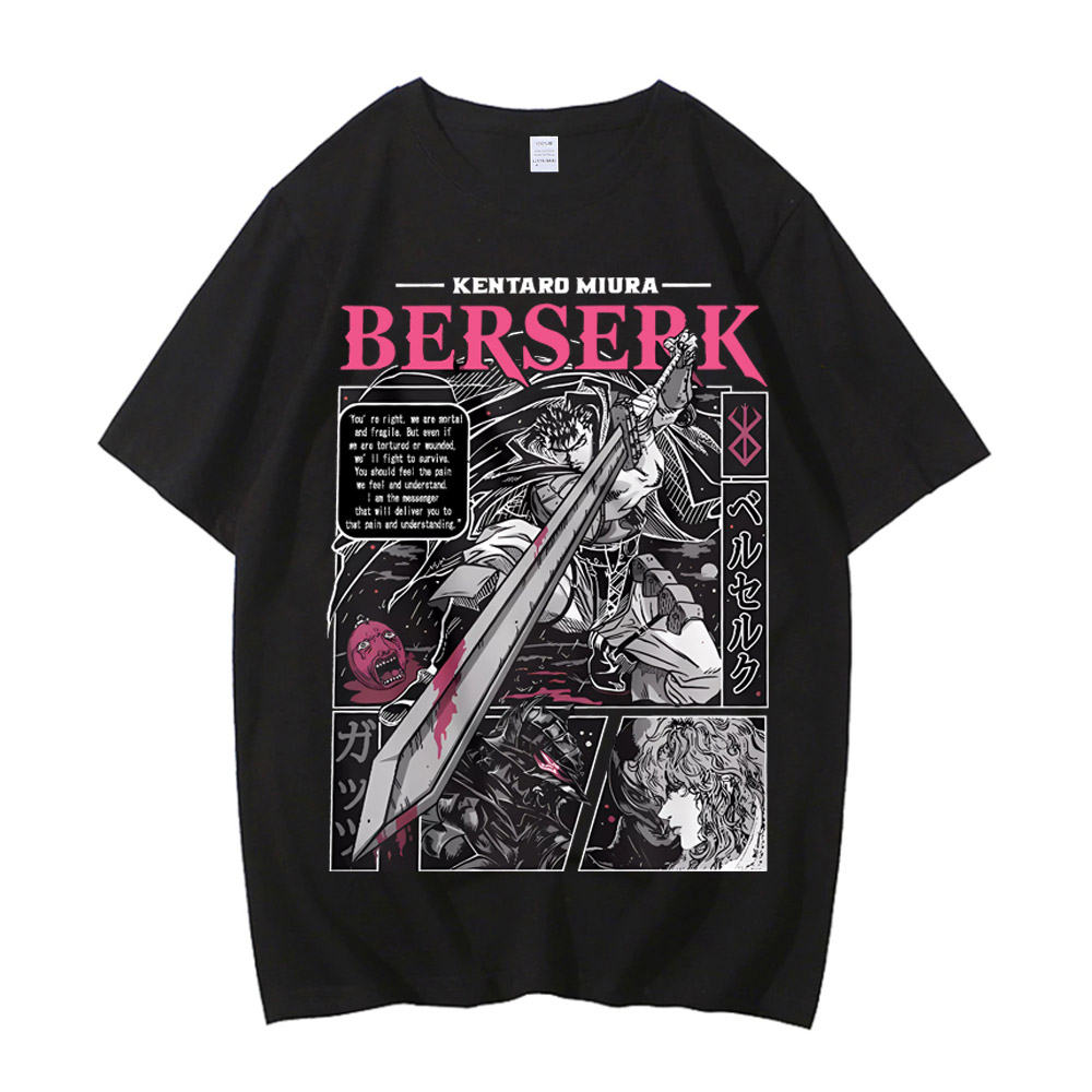 Nouveau T-shirt Anime Berserk  - Quality Summer Clothing For Women avis et prix