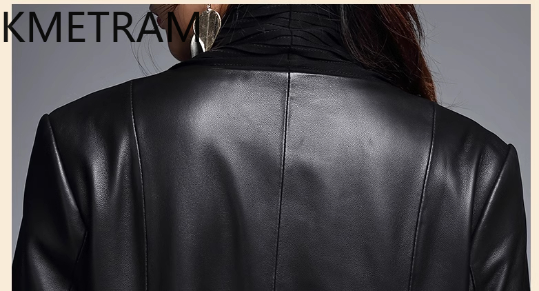 Veste en cuir véritable femme  - Quality Summer Clothing For Women avis et prix
