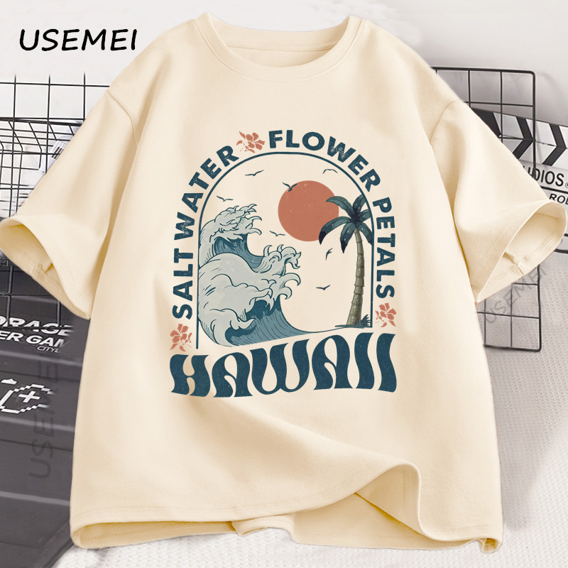 Hawaii plage T-Shirt océan pla - Summer Vibes Clothing Men avis et prix