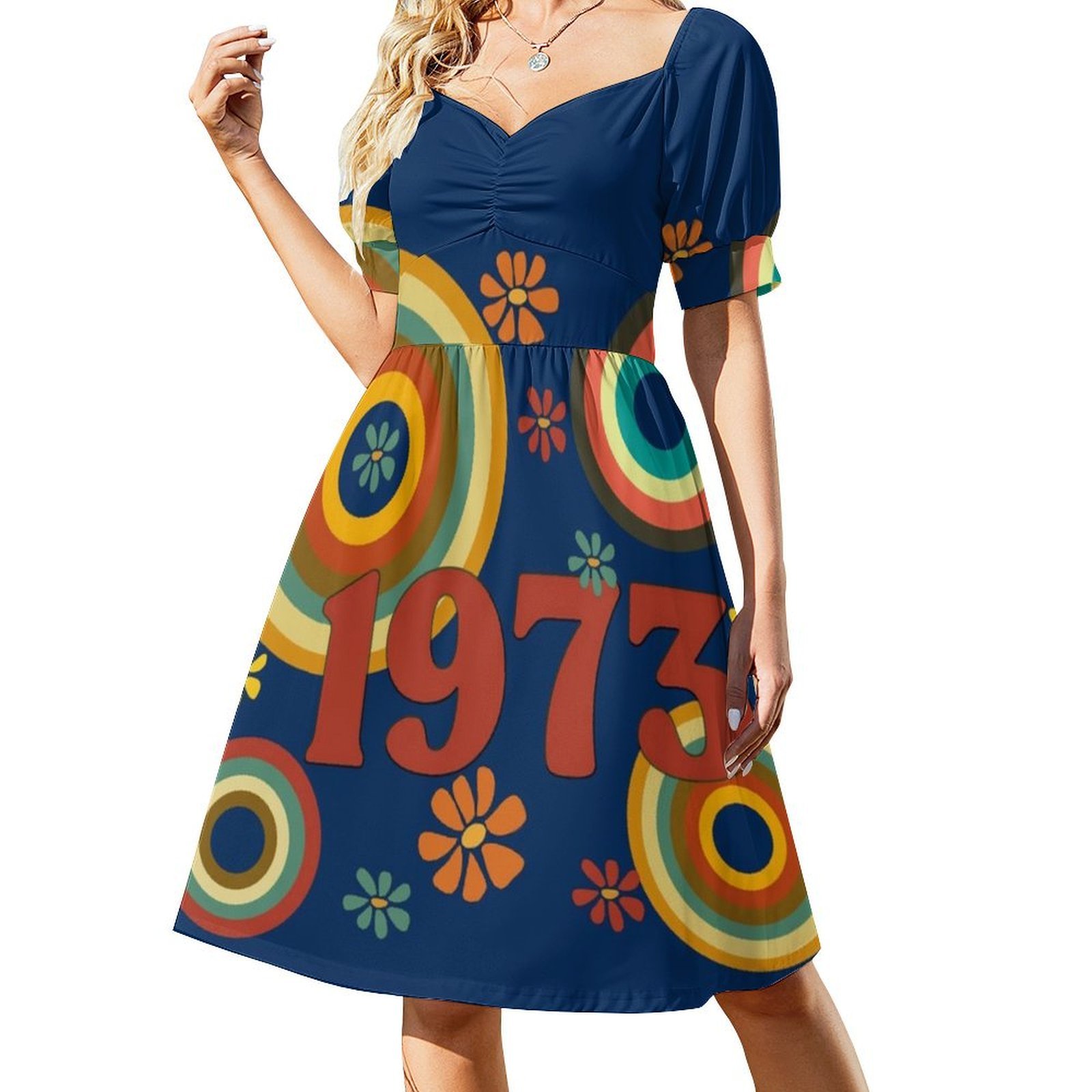 Robe smockée florale pour femm - Summer Clothing Vibes avis et prix