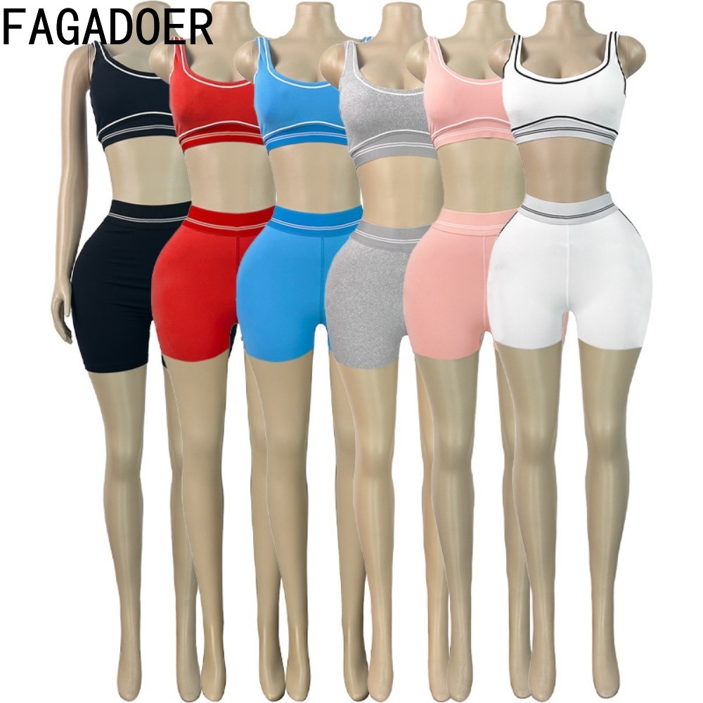 FAGADOER Nouveaux Ensembles Sp - Quality Summer Clothing For Women avis et prix