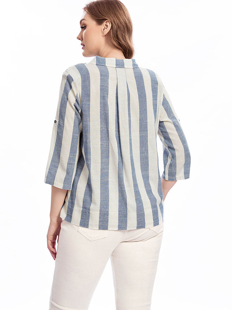 Chemise à Revers Tissée pour F - Summer Clothing Plus avis et prix