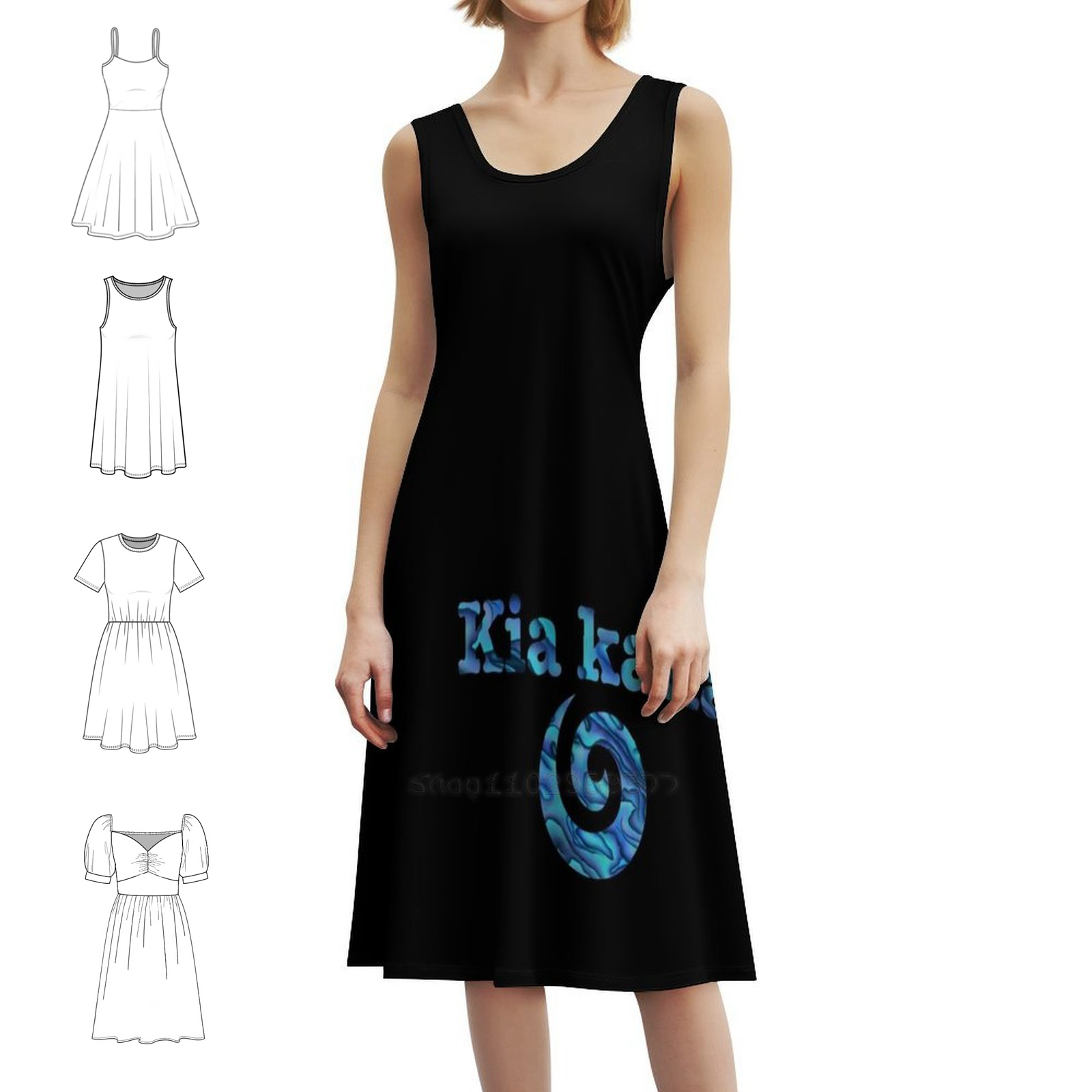 Kaha Koru robe décolleté en co - Summer Clothing Nz avis et prix