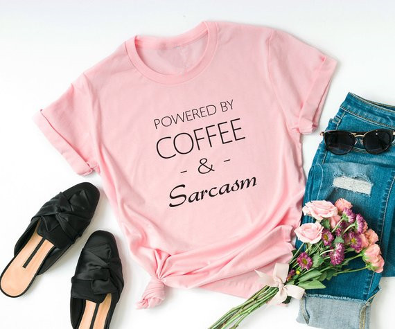 Sugarbaby-T-shirt café et Indu - Summer Clothing Quotes avis et prix