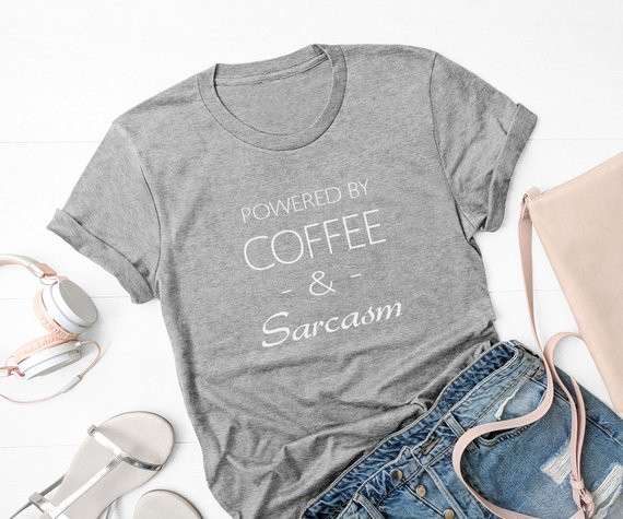 Sugarbaby-T-shirt café et Indu - Summer Clothing Quotes avis et prix