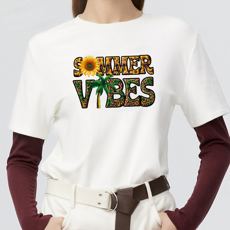 Vibes d'été fer sur patchs tra - Summer Clothing Vibes avis et prix