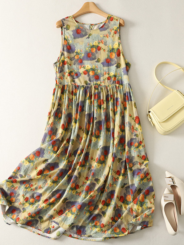 Robe longue d'été ample à impr - Summer Clothing Vibes avis et prix