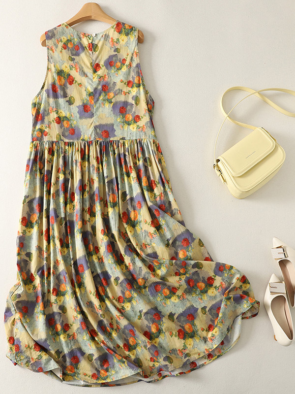 Robe longue d'été ample à impr - Summer Clothing Vibes avis et prix