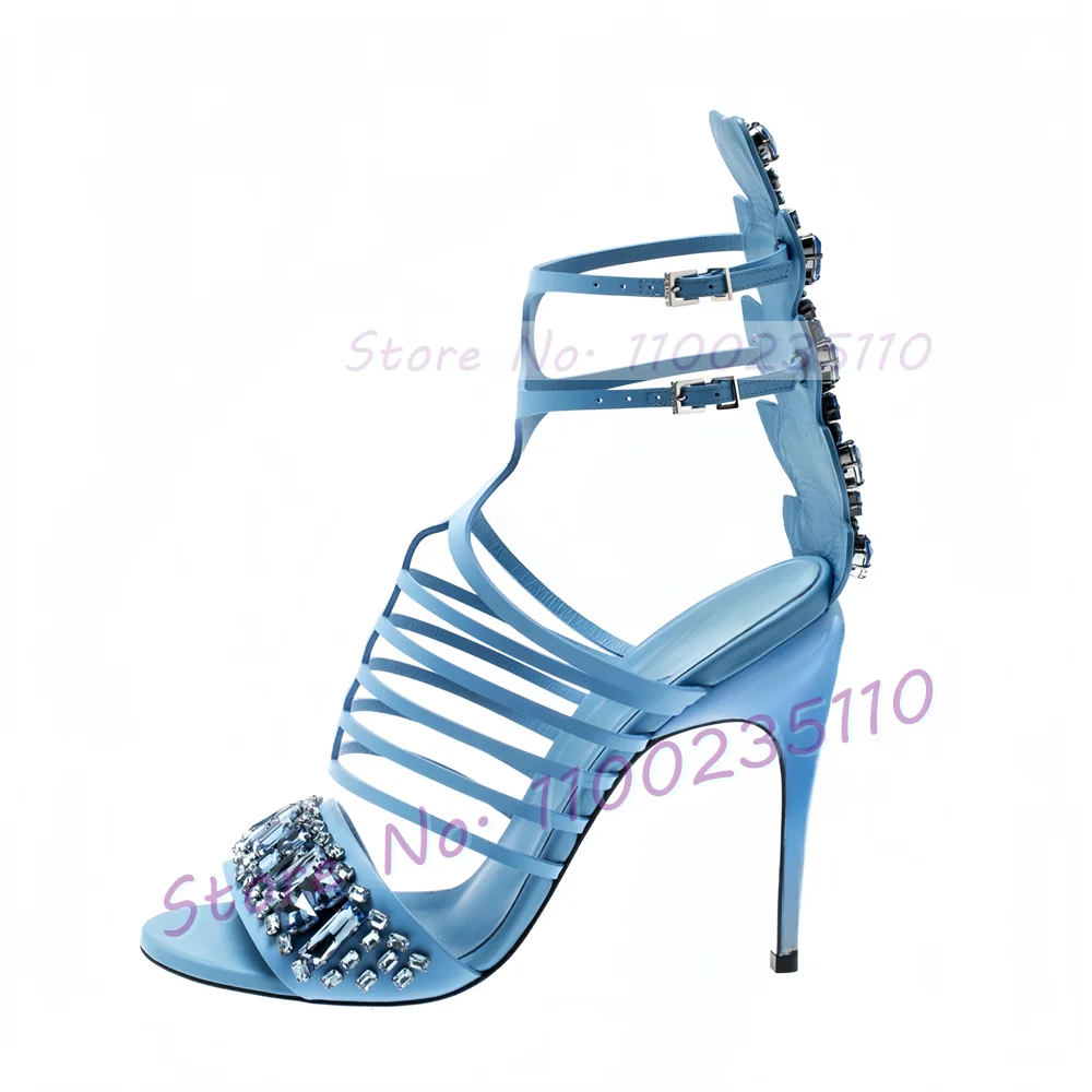 Sandales Cage ornées de crista - Summer Clothing Elegant avis et prix