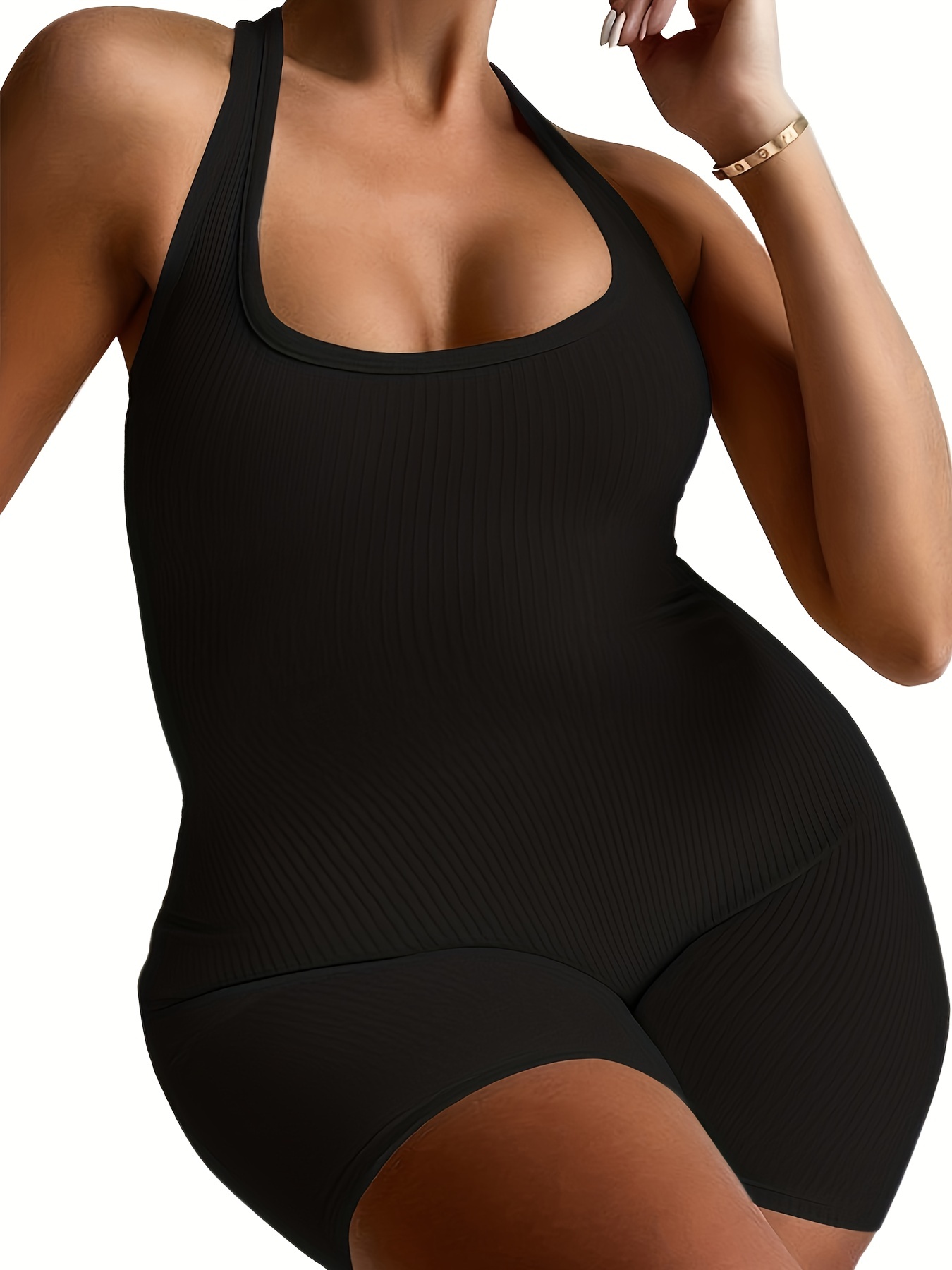 Combinaison Sportive Noire à D - Summer Clothing Plus avis et prix
