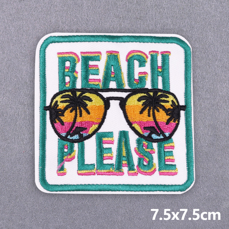 Lot de 5 écussons brodés « Pla - Summer Clothing Vibes avis et prix