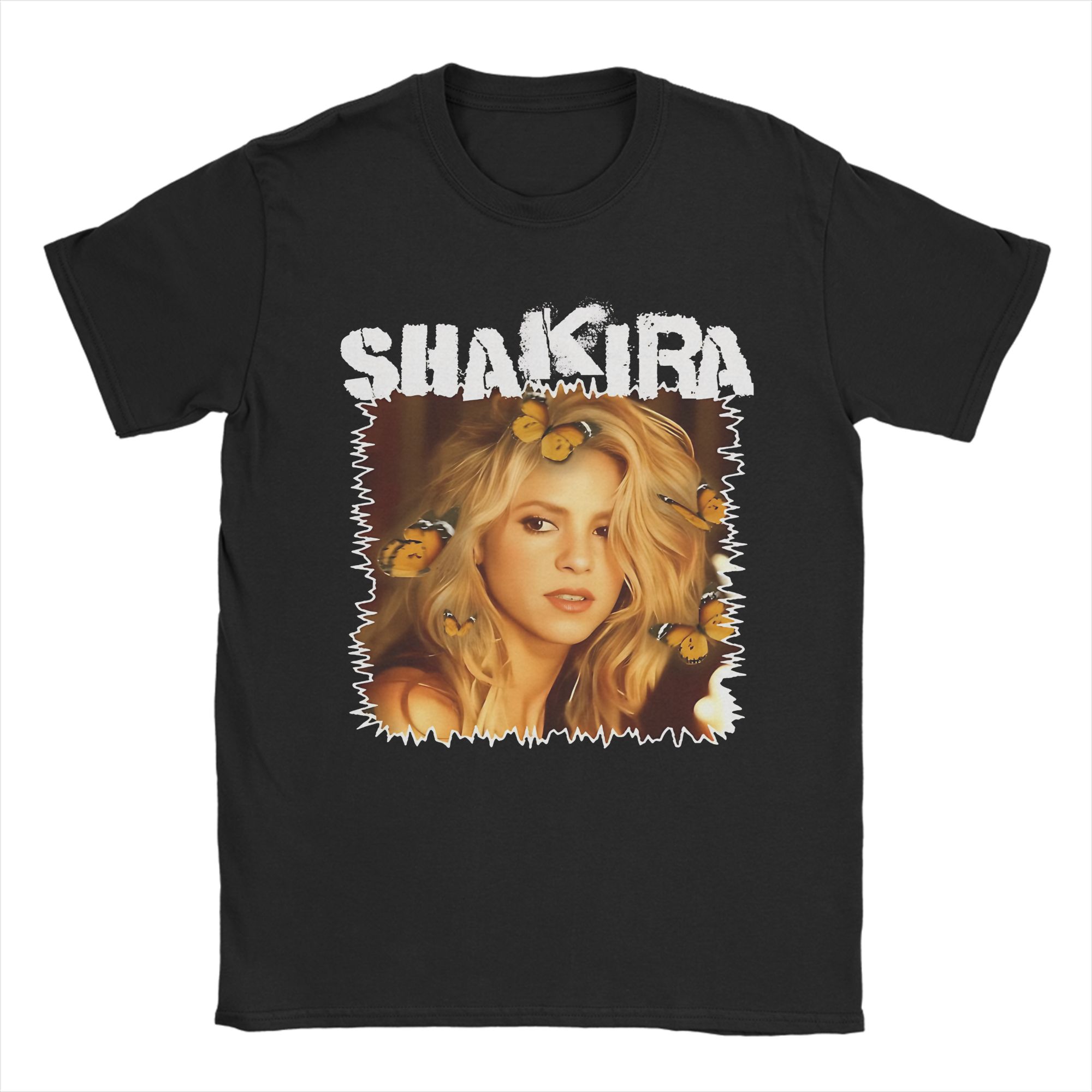 T-shirt Grunge encadré Shakira - Summer Clothing Ideas For Women avis et prix
