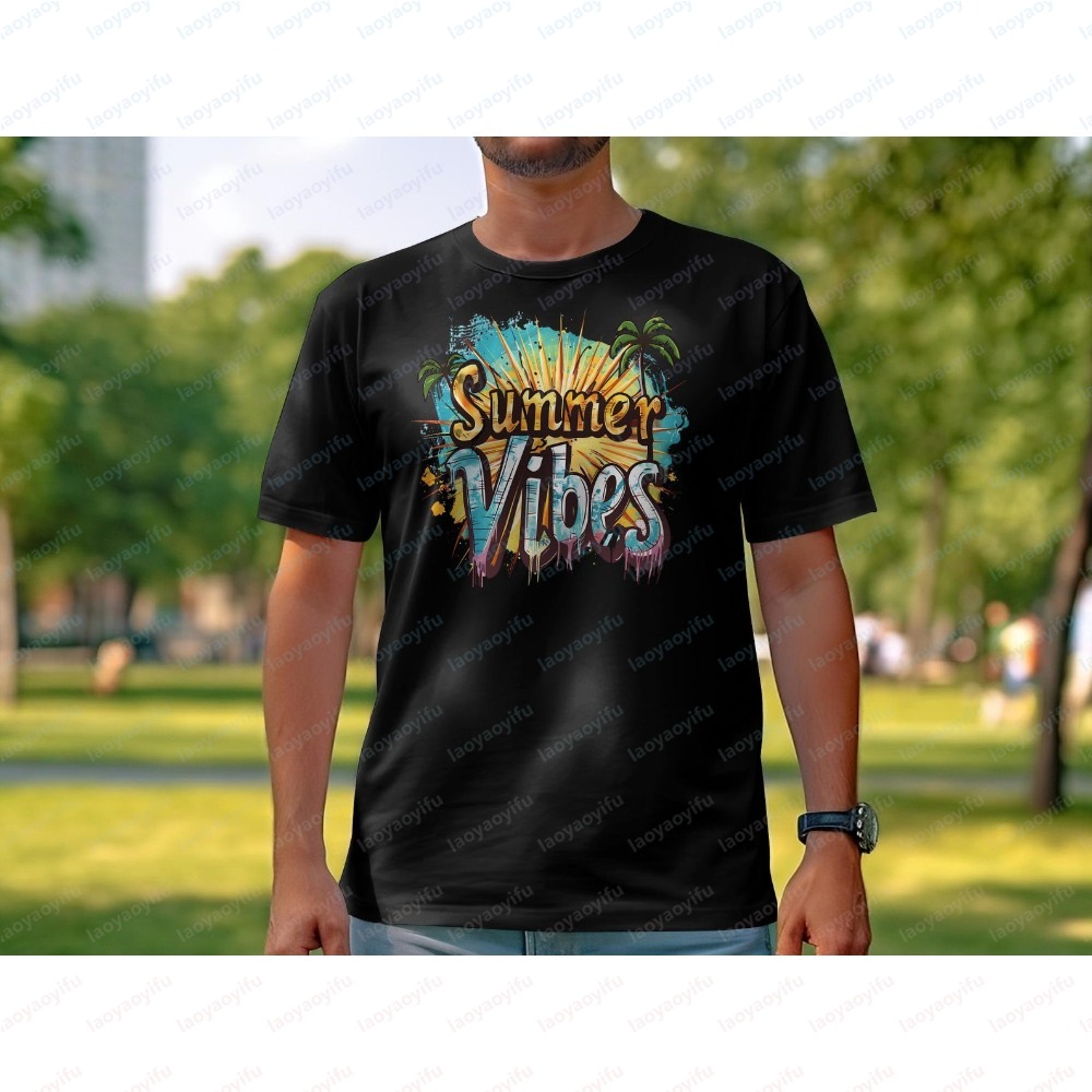 T-Shirt unisexe Summer Vibes,  - Summer Vibes Clothing Men avis et prix