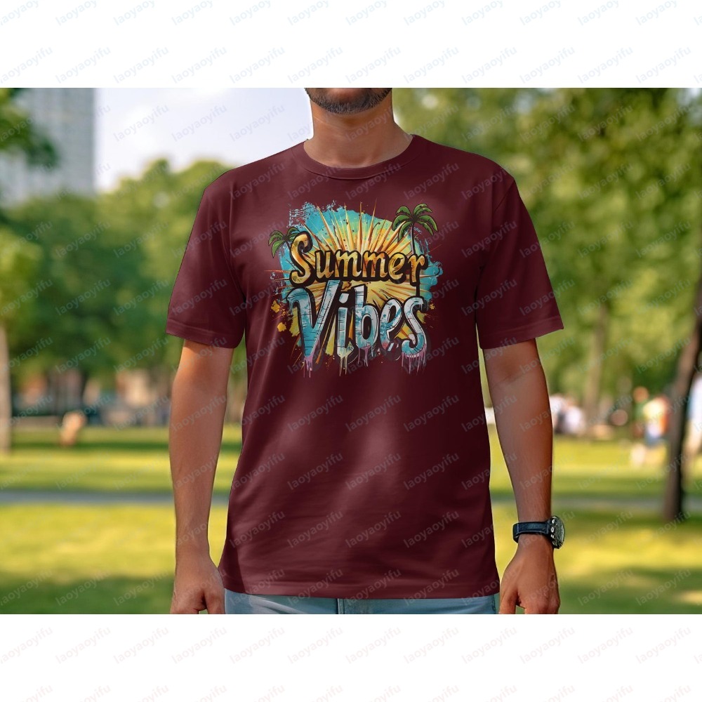 T-Shirt unisexe Summer Vibes,  - Summer Vibes Clothing Men avis et prix