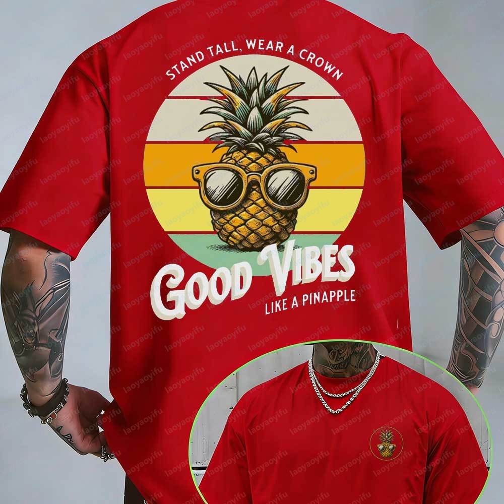 T-shirt graphique rétro d'été  - Summer Vibes Clothing Men avis et prix