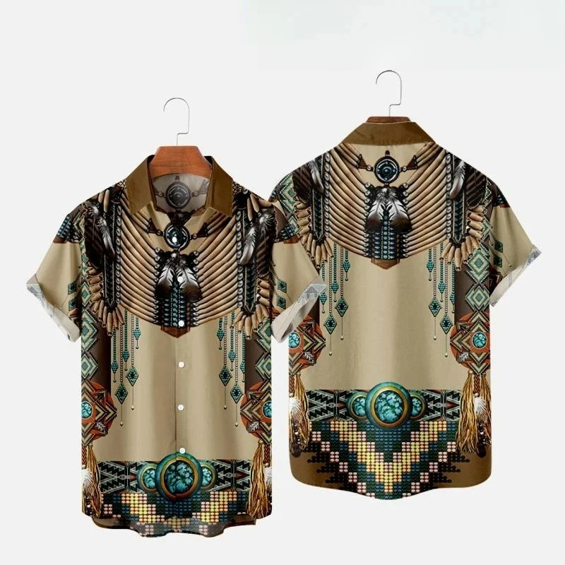 Chemises de plage imprimées 3D - Indian Summer Vintage Clothing avis et prix