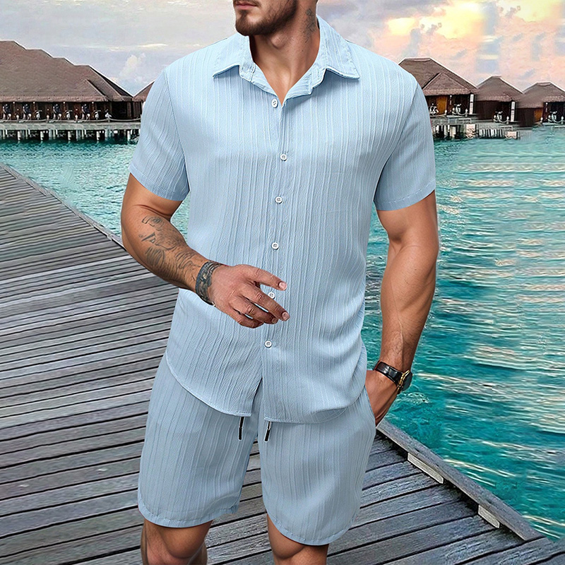 Nouvel ensemble 2 pièces homme - Summer Clothing Sets avis et prix