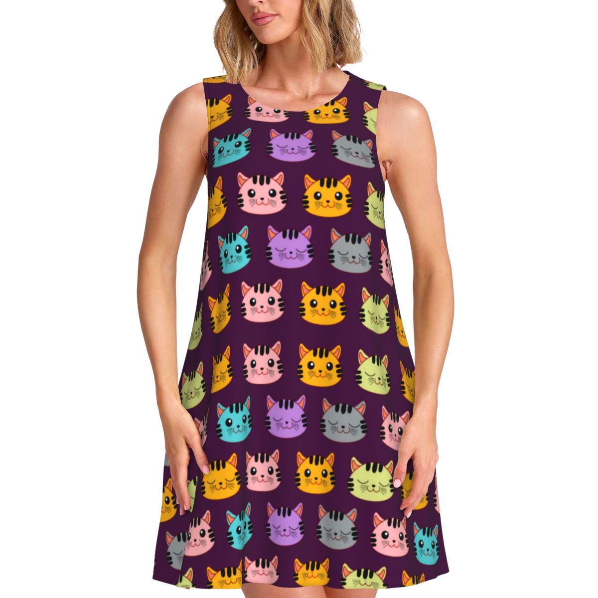 Cool Cats Tank Dress Robe élég - Summer Clothing Ideas For Women avis et prix
