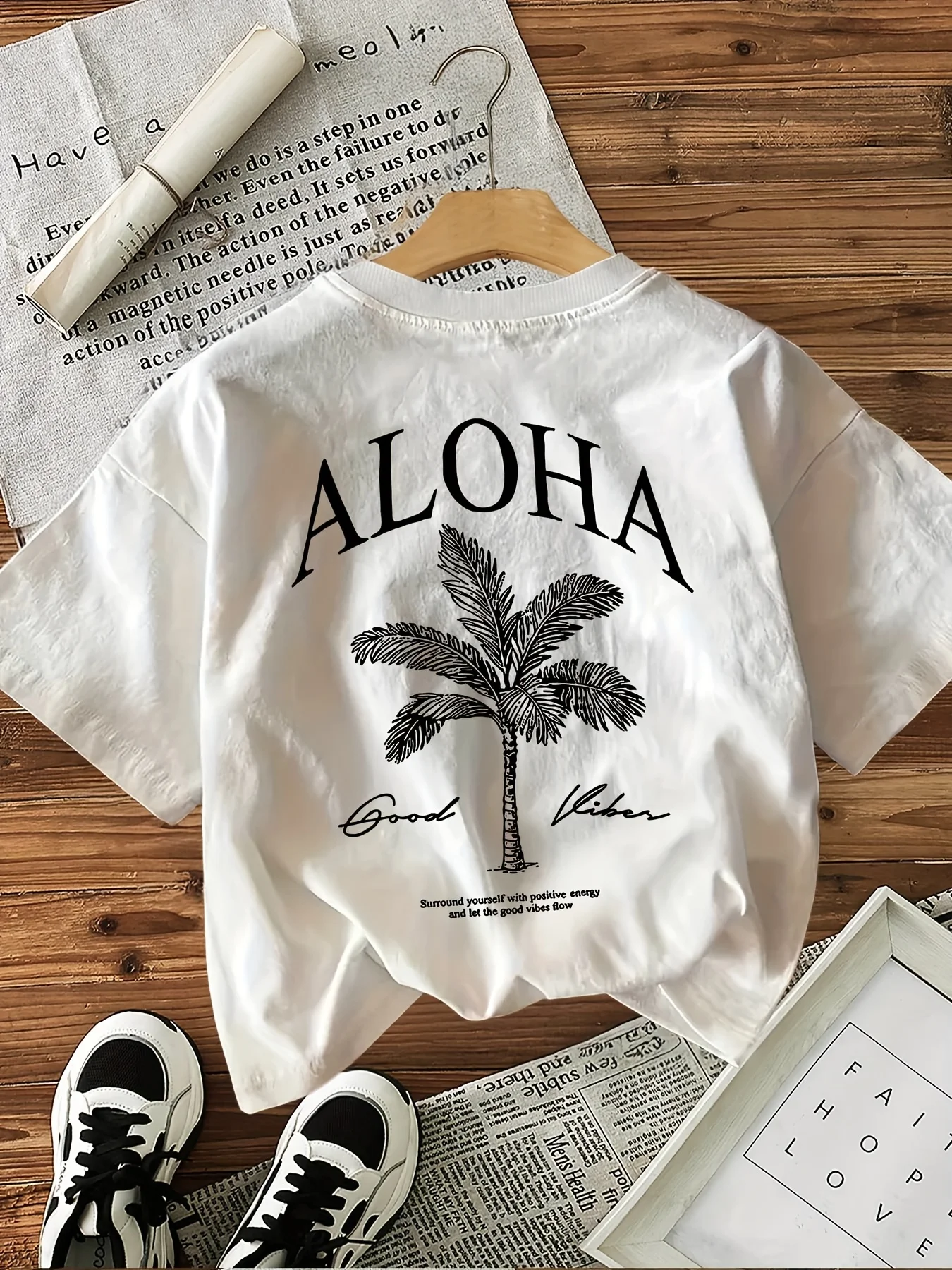 Aloha Good Vibes T-shirt impri - Summer Clothing Vibes avis et prix