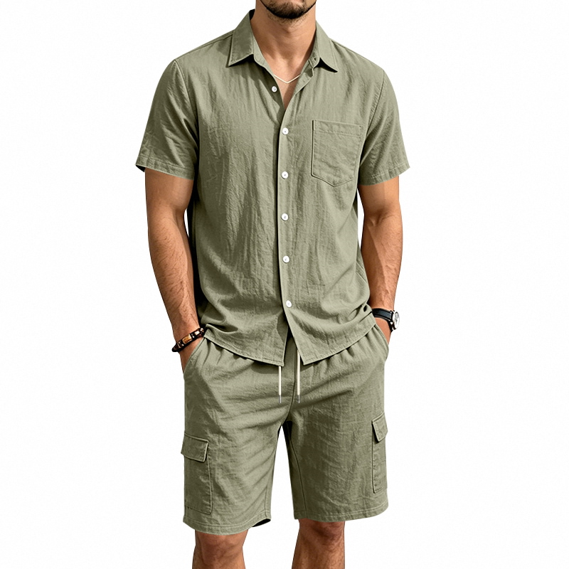 Ensemble deux pièces en lin am - Summer Clothing Sets avis et prix