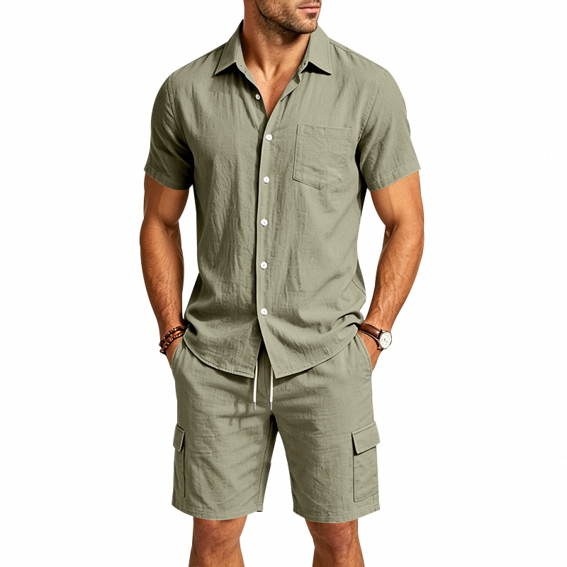 Ensemble deux pièces en lin am - Summer Clothing Sets avis et prix