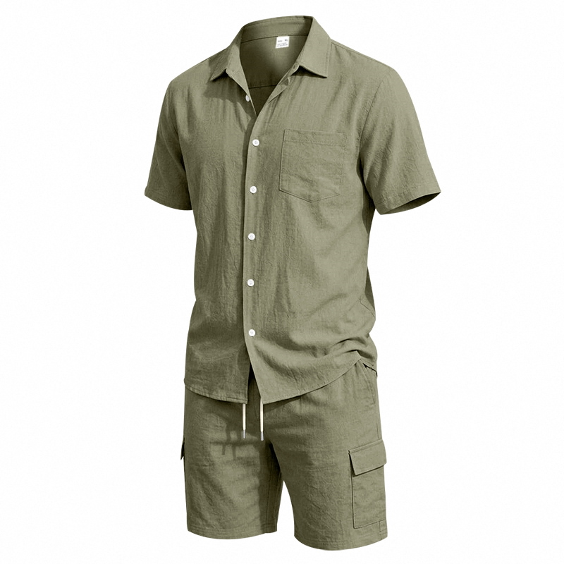 Ensemble deux pièces en lin am - Summer Clothing Sets avis et prix