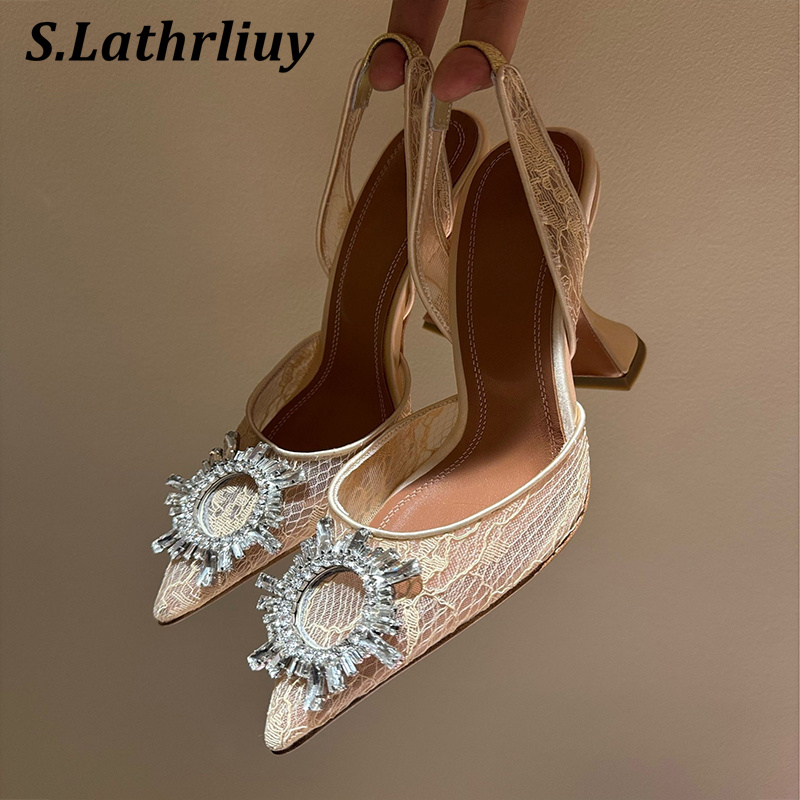 Sandales strass fleur bout poi - Summer Clothing Elegant avis et prix