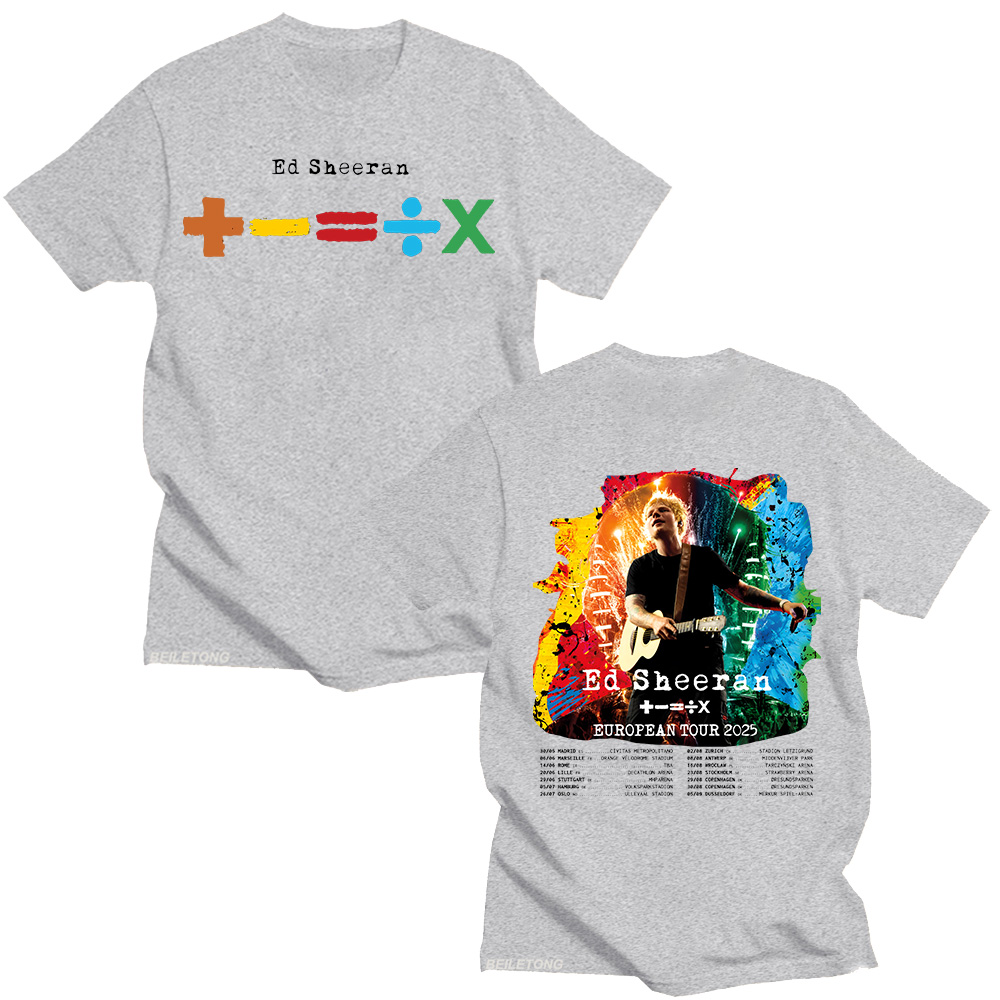 T-shirts Ed Sheeran European T - Summer Clothing Gif avis et prix