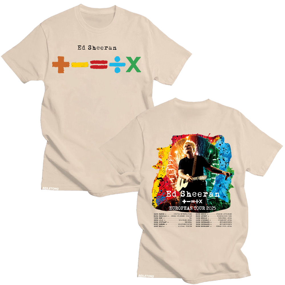 T-shirts Ed Sheeran European T - Summer Clothing Gif avis et prix
