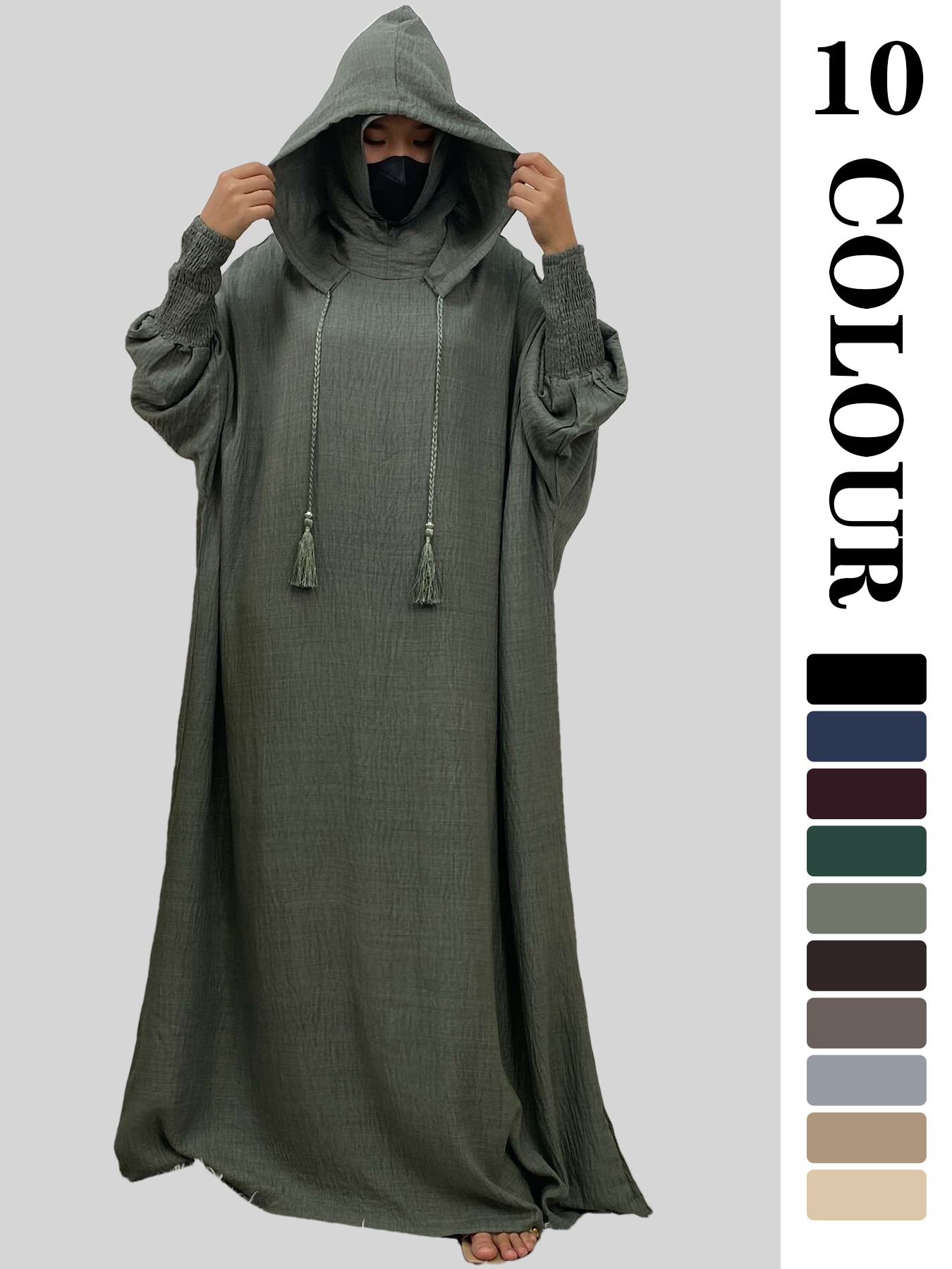 Femmes 12 couleurs Abayas musu - Summer Clothing Colors avis et prix