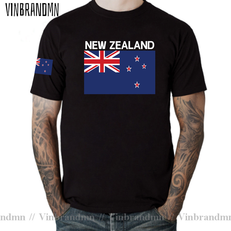 Nouvelle-zélande hommes T-shir - Summer Clothing Nz avis et prix